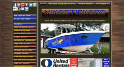 Desktop Screenshot of mikestickers.com